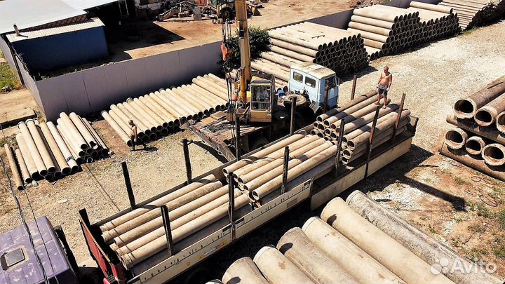 Труба асбестовая б/у 300 мм (4 / 5 / 6 метров)