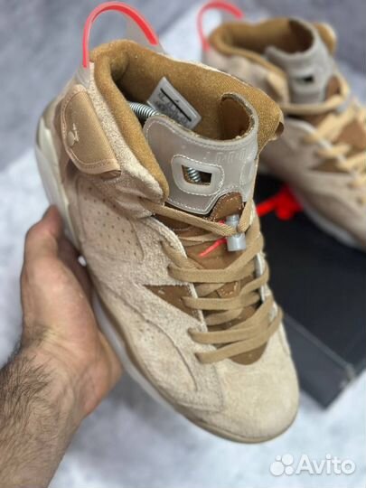 Кроссовки Nike Air Jordan 6 Low travis Scott (42)