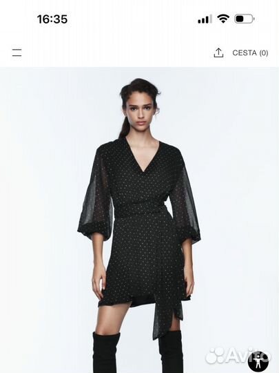 Платье zara М