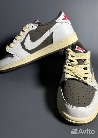 Кроссовки Travis Scott x Air Jordan 1 Люкс