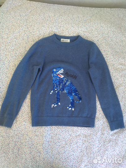 Джемпер (кофта) H&M с динозавром