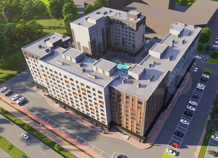 2-к. квартира, 53 м², 5/9 эт.