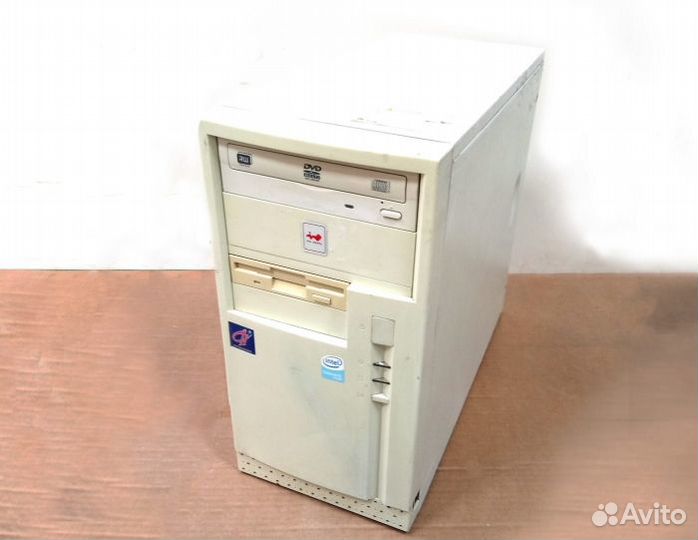 Корпус InWin mATX white с DVD-R приводом белый