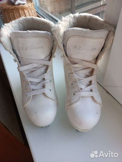 Коньки с двойным лезвием 31 р-р