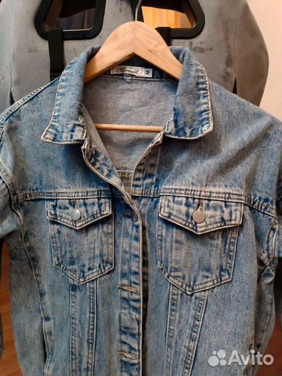 Джинсовая куртка размер m