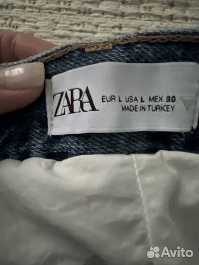 Джинсовая юбка zara L