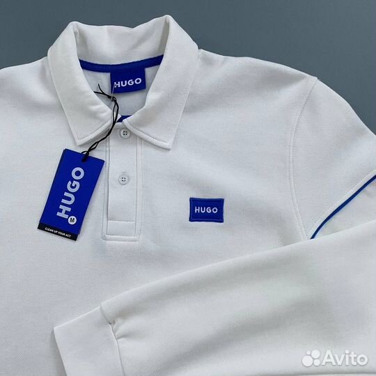 Свитшот Hugo boss на пуговицах белый