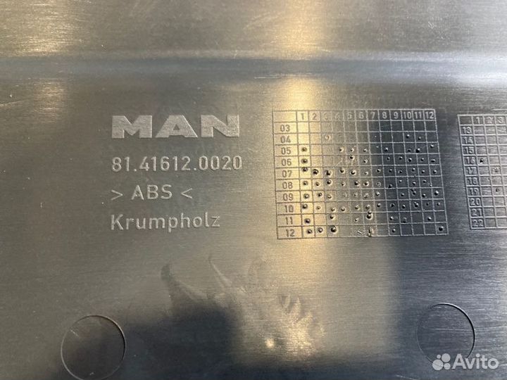 Держатель номерного знака Man Tgl Tgm