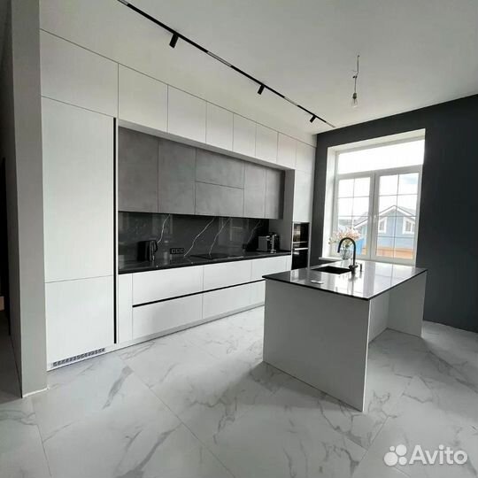 Современная кухня на заказ мдф фасады