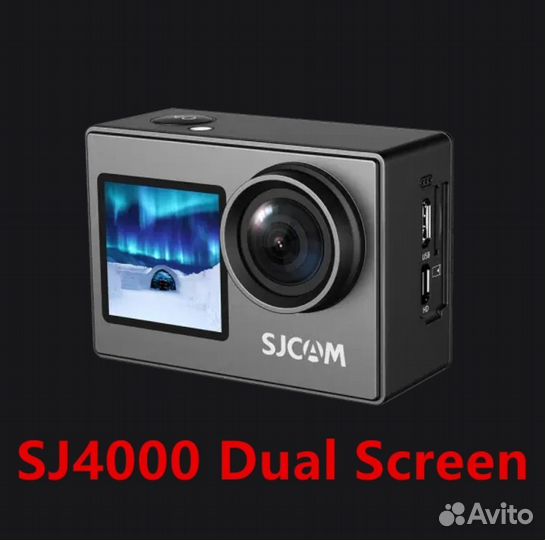 Экшн камера sjcam sj4000 air dual screen