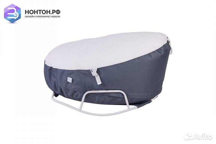 Кресло-качалка детское Polini kids серый