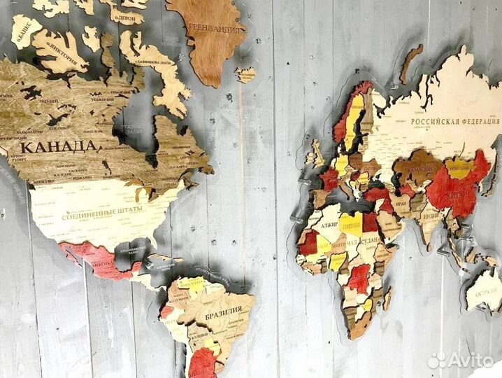 Декоративная карта России