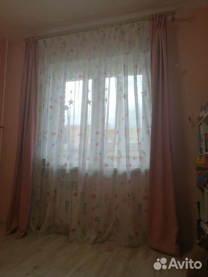 Шторы блэкаут, тюль и карниз в детскую