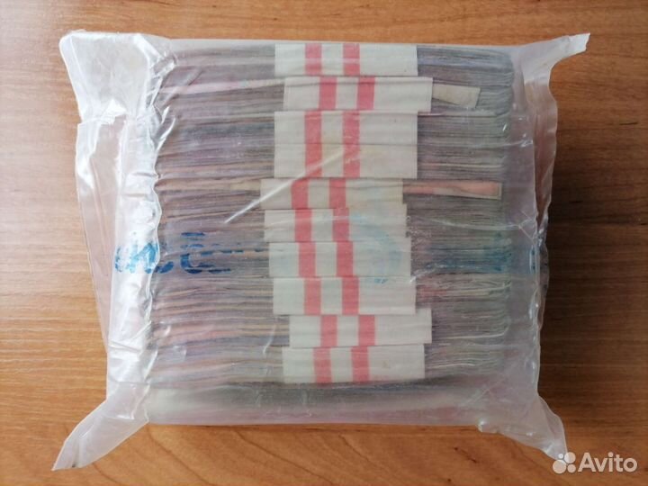 Блок (кирпич) банкнот 10 рублей СССР