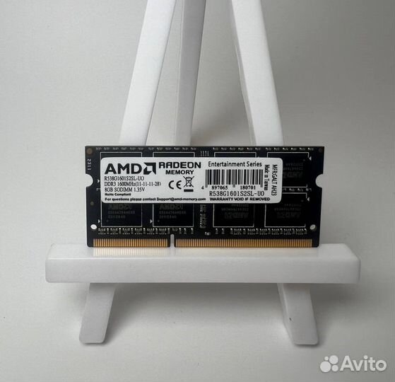 Ноутбучная ddr3l 8gb 1600mhz