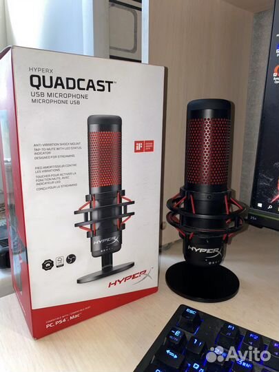 Микрофон HyperX Quadcast