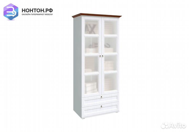 Витрина Валенсия белая