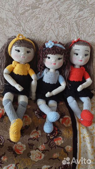 Вязаные кукли по заказу