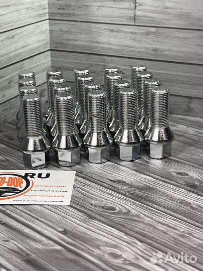 Болт колесный BMW хром