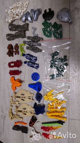 Lego Bionicle, Hero Factory - детали