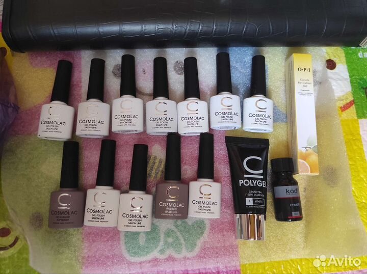 Набор для маникюра с лампой