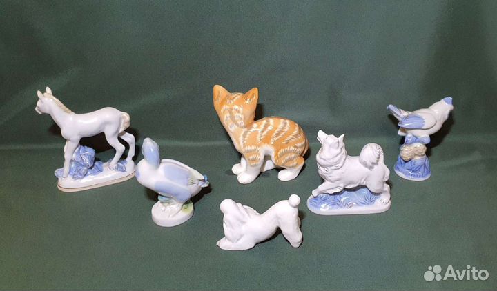 Фарфоровые статуэтки. Лфз, Гжель