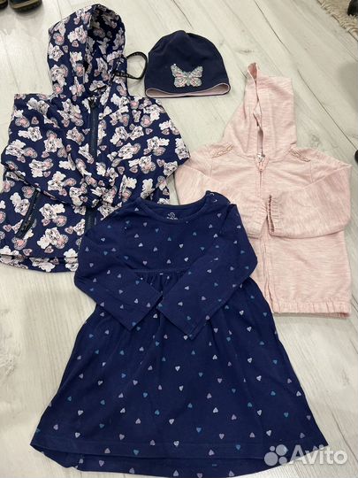 Пакет вещей 86-92 на девочку