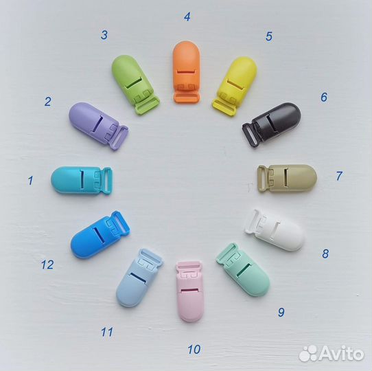 Клипсы (застëжки) для нетеряшек