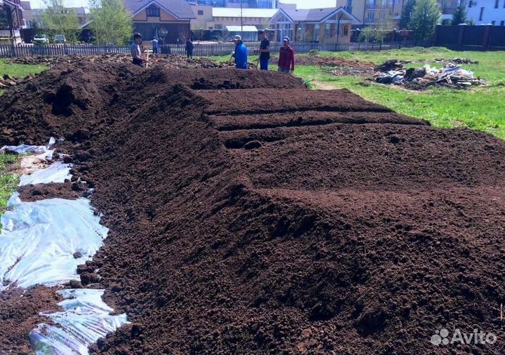 Плодородная земля, газонный грунт