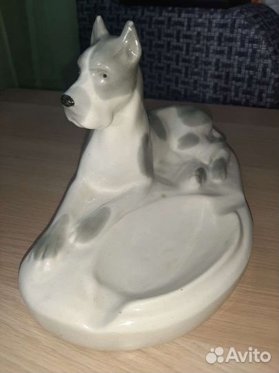 Статуэтка пепельница Дог