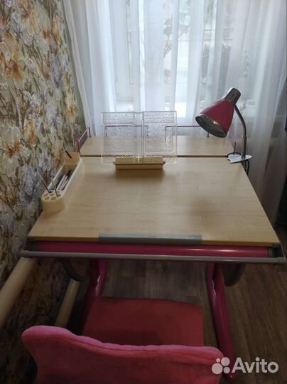 Растущая парта и стул Дэми+аксессуары в подарок