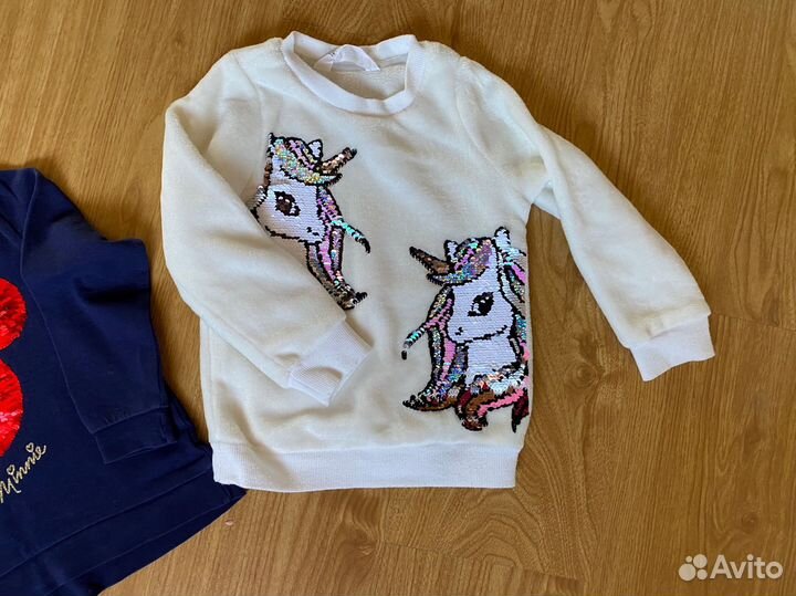 Толстовки H&m для девочки