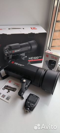Вспышка Jinbei HD-610 TTL Pro 600Дж + Jinbei TR-Q7