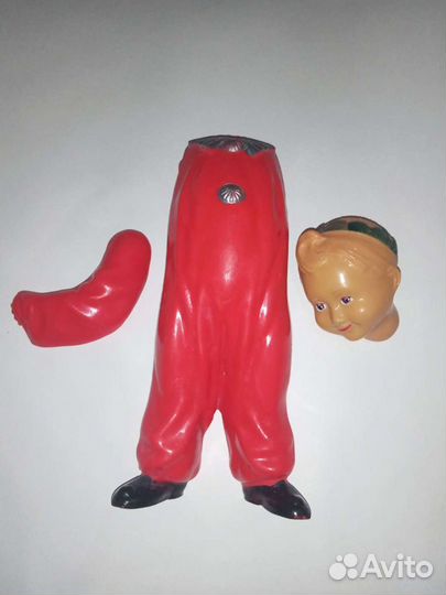 Клоун мальчик с шаром целлулоид зкб СССР