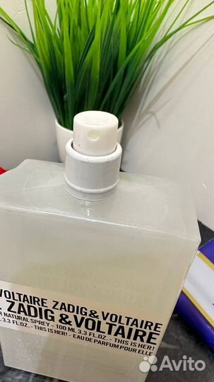 Zadig Voltaire this is her 98мл с витрины
