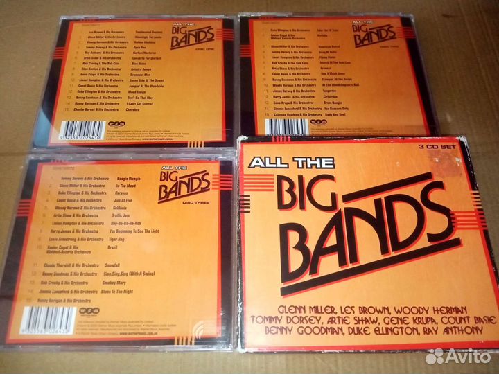 Jazz, Swing, Vocal, Big Bands, Rock'n'Roll. CD