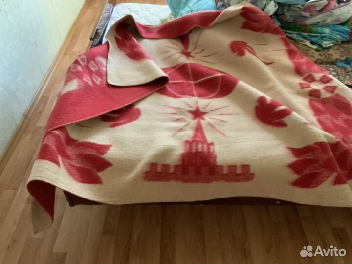 Одеяло шерстяное СССР 210/146