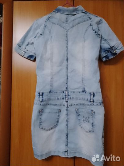 Джинсовое платье