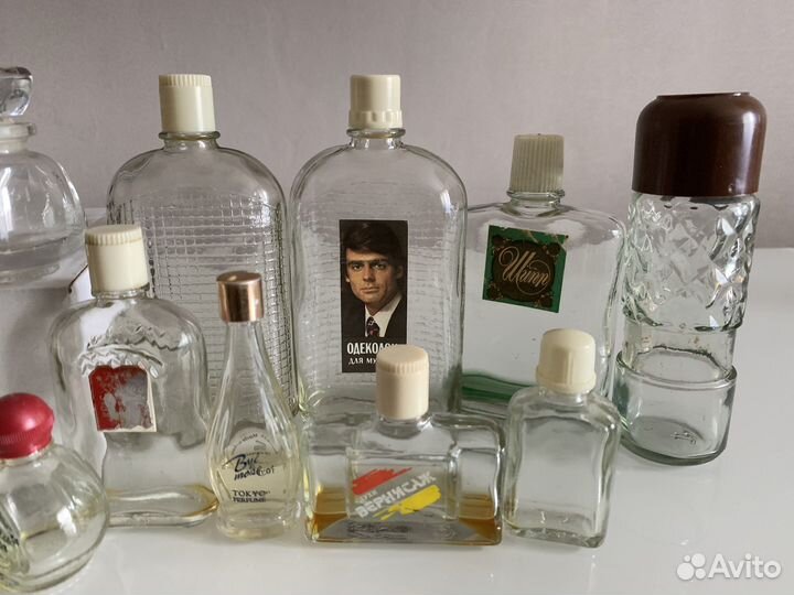 Флаконы винтаж от советских и египетских духов