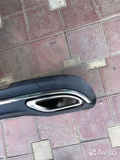 Диффузор на задний бампер mercedes w213