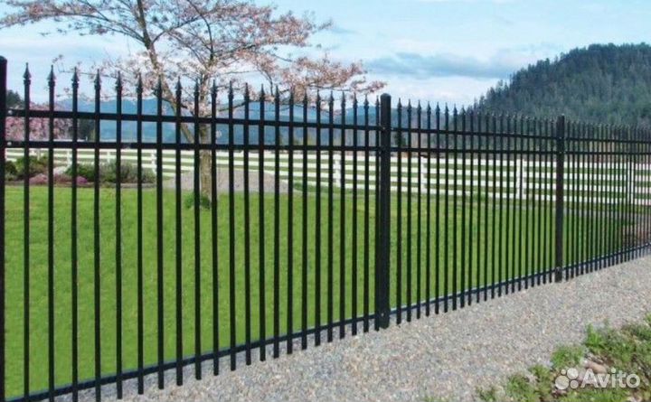 Заборы секционные из профильной трубы