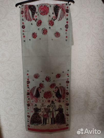 Полотенце, Времён СССР, Фольклор, 100 лён