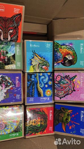 Пазлы 3 де картины из нитей фото конструкторы