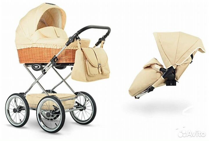 Коляска 2 в 1 lonex retro classic