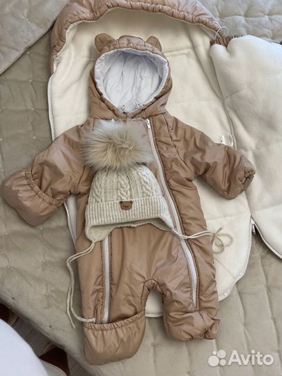 Конверт+комбинезон на выписку Teddy sleep