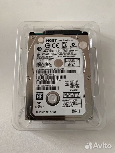 Жесткий диск ноутбука 500 гб
