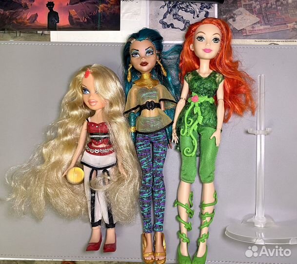 Кукла монстр хай, братц, супер герой