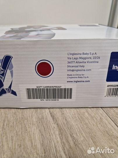 Кенгуру рюкзак inglesina front soft carrier