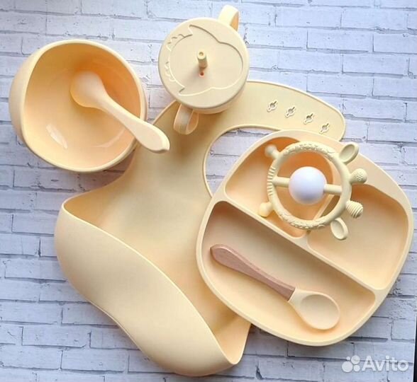 Силиконовая посуда для малышей