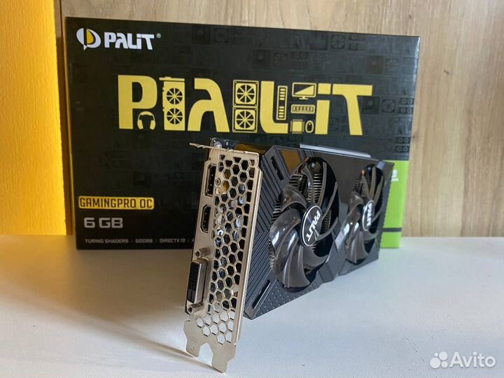 Видеокарта Palit GeForce gtx 1660 super 6GB